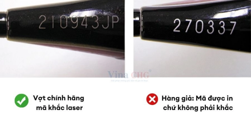 Số Seri Trên Cán Vợt